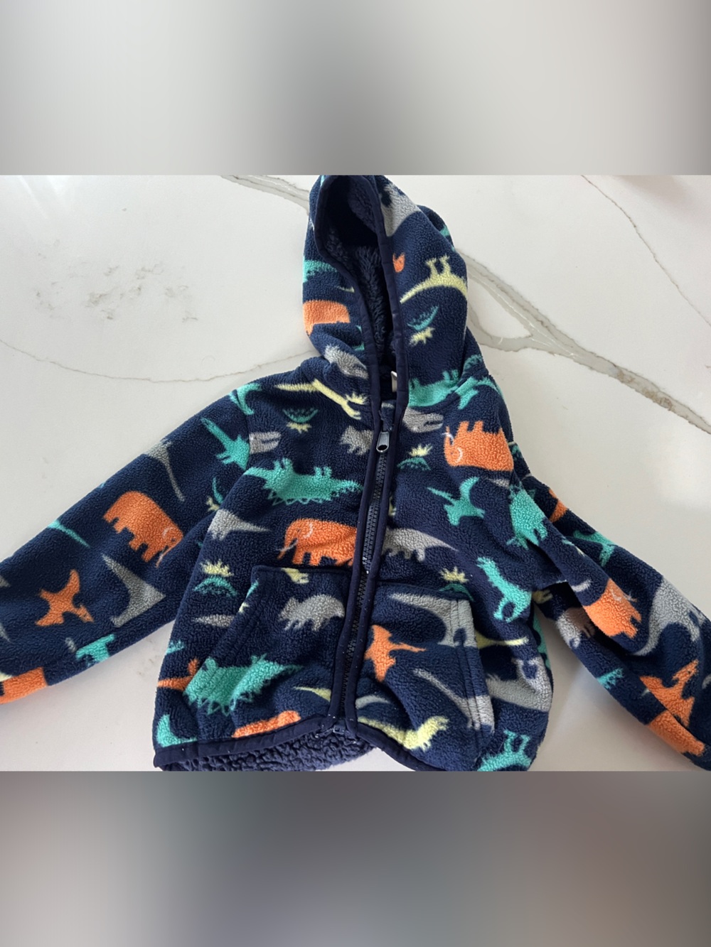 Size 90/2T zip fleece jacket